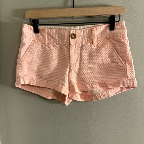 Lilly Pulitzer High Waist Peach Shorts - Picture 9 of 9
